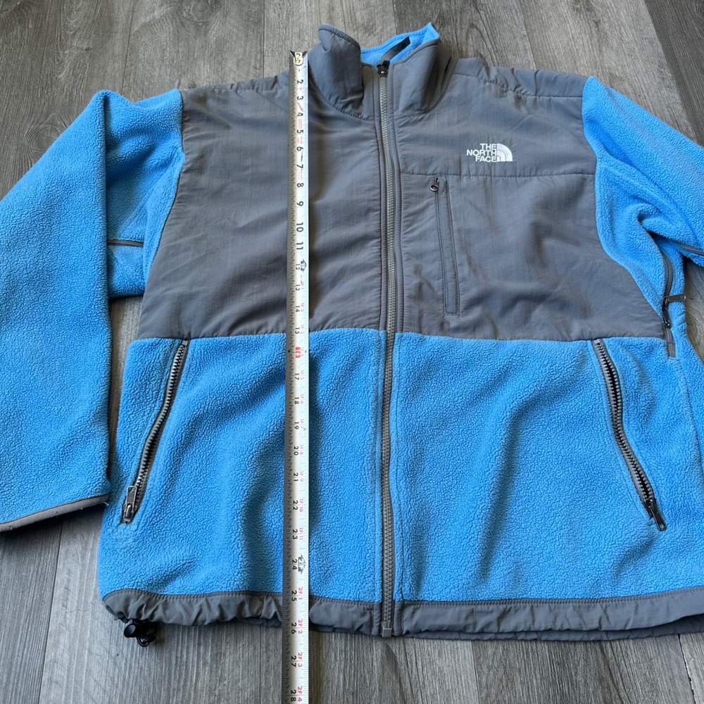 The North Face denali polartec Gray Blue Fleece Jacket Womens XL - Picture 7 of 8
